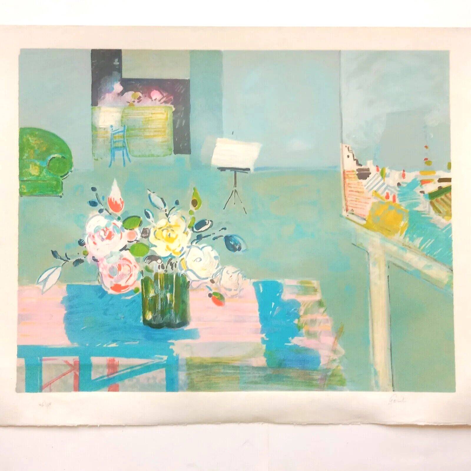 Symphony in Blue Gilles Gorriti 1939 2019 Signed lithograph 36/100