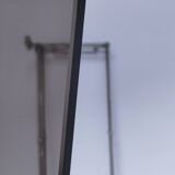 Wall shelf silver patina bronze glass early 20th century