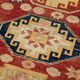 Handwoven vintage anatolian red runner carpet 89 cm x 384 cm