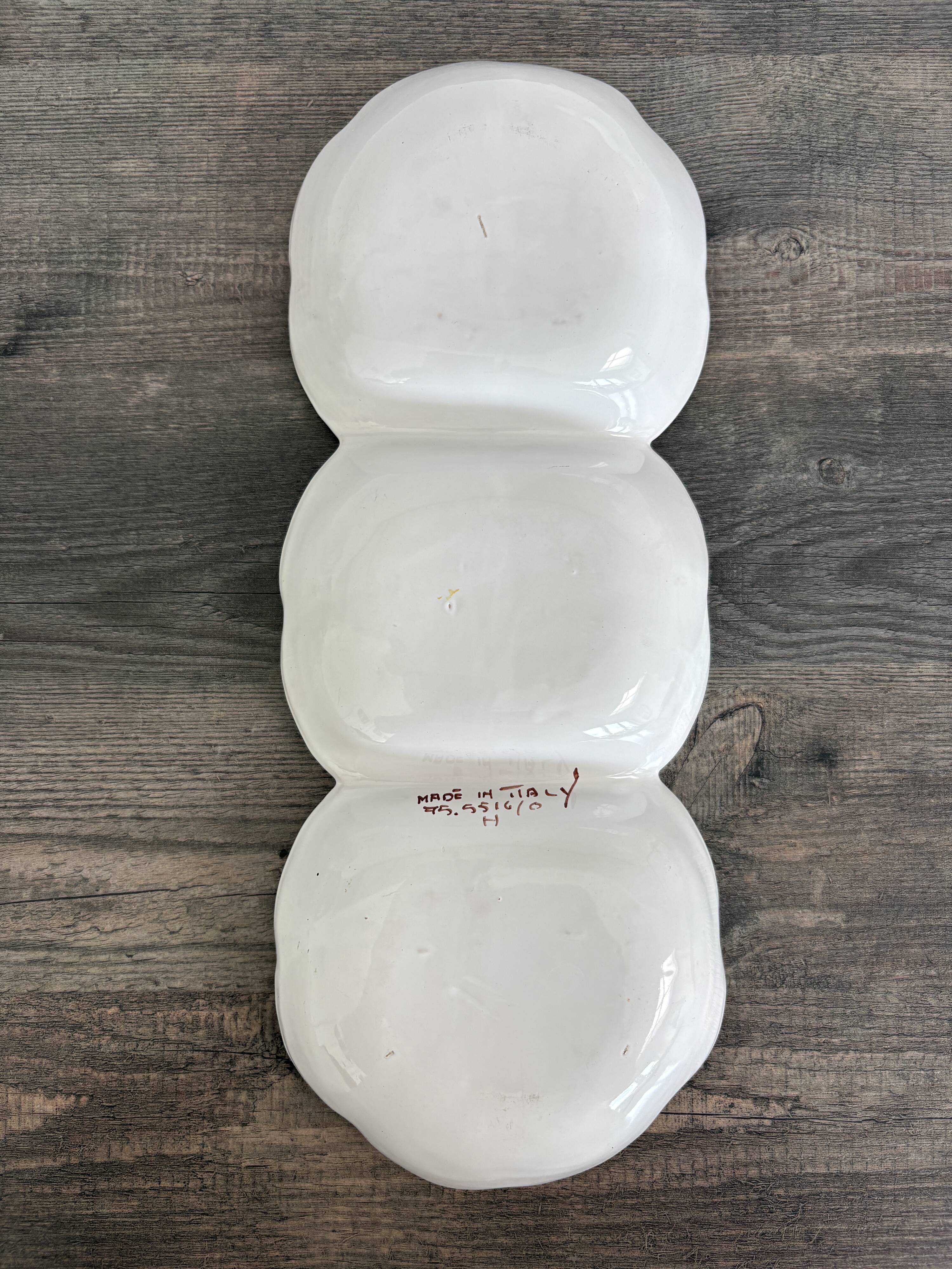 Vintage ceramic Italian aperitif plate