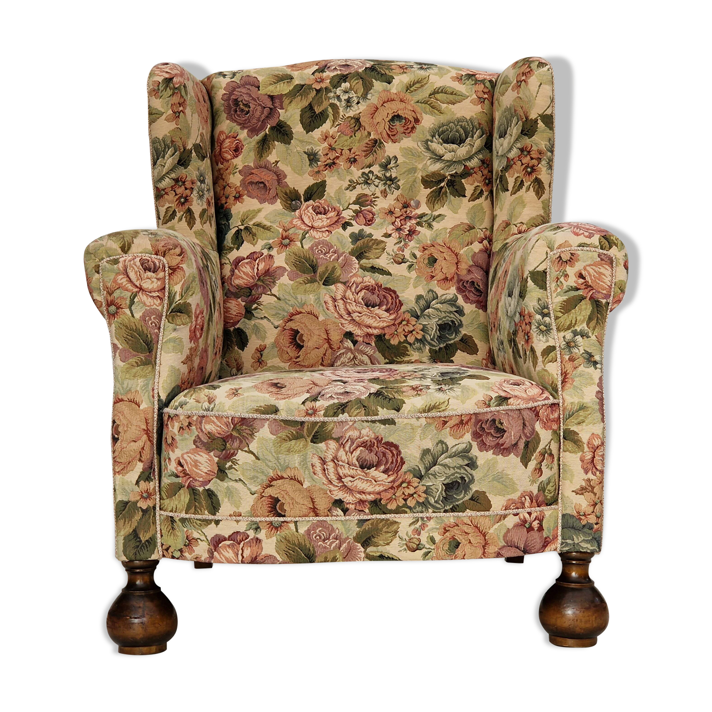 1950s danish vintage relax armchair in fabric
