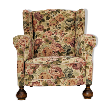 1950s danish vintage relax armchair in fabric