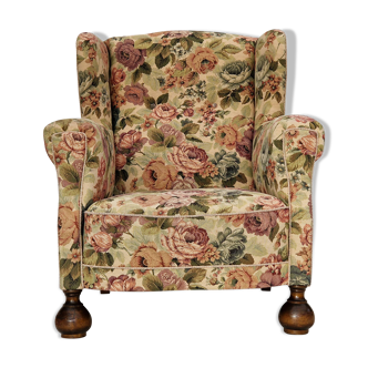 1950s danish vintage relax armchair in fabric