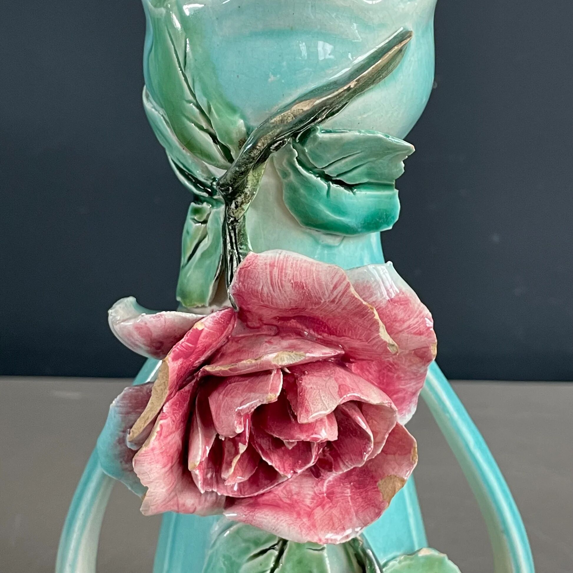 Hyacinth vase in slipware - Ref 1157