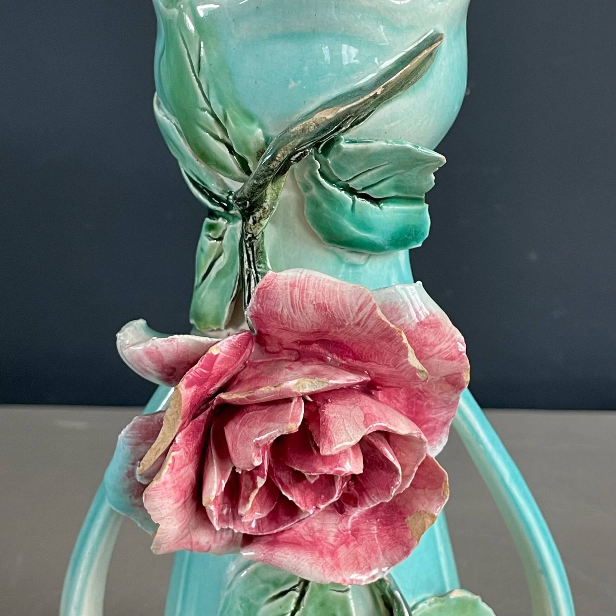Hyacinth vase in slipware - Ref 1157