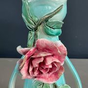 Hyacinth vase in slipware - Ref 1157