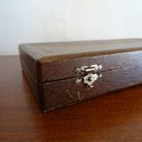 12 couteaux anciens Art déco corne et acier inoxydable en écrin