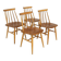 Set de 4 chaises "Fanett" en teck par Ilmari Tapiovaara, Suède, 1960