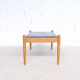 Scandinavian coffee table oak and slate 60's