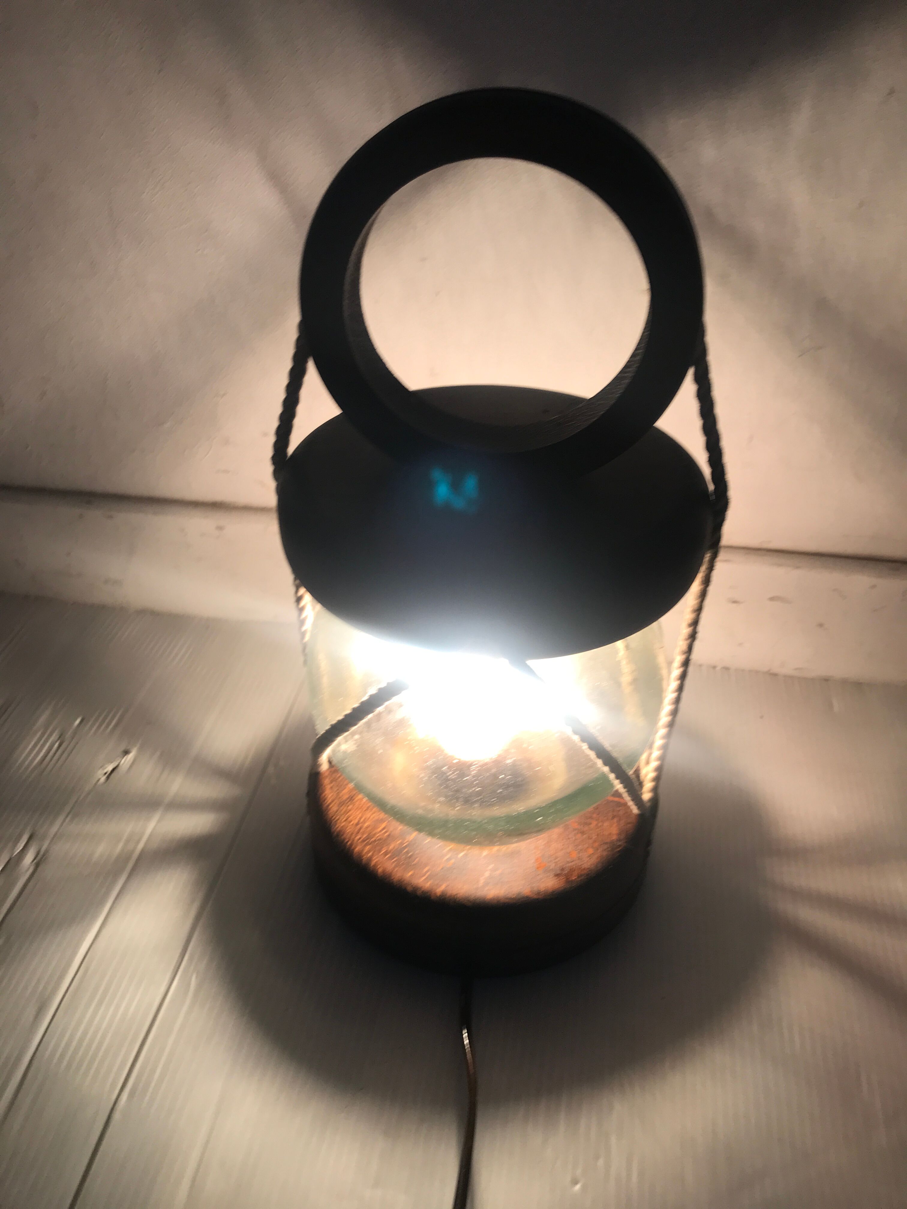 Vintage navy style lamp