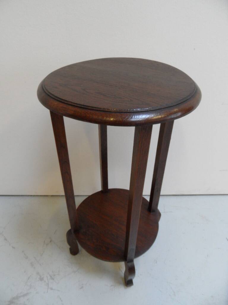 Art Deco oak sidetable