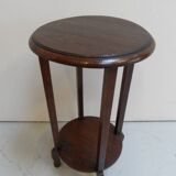 Art Deco oak sidetable