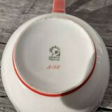 White Limoges porcelain teapot