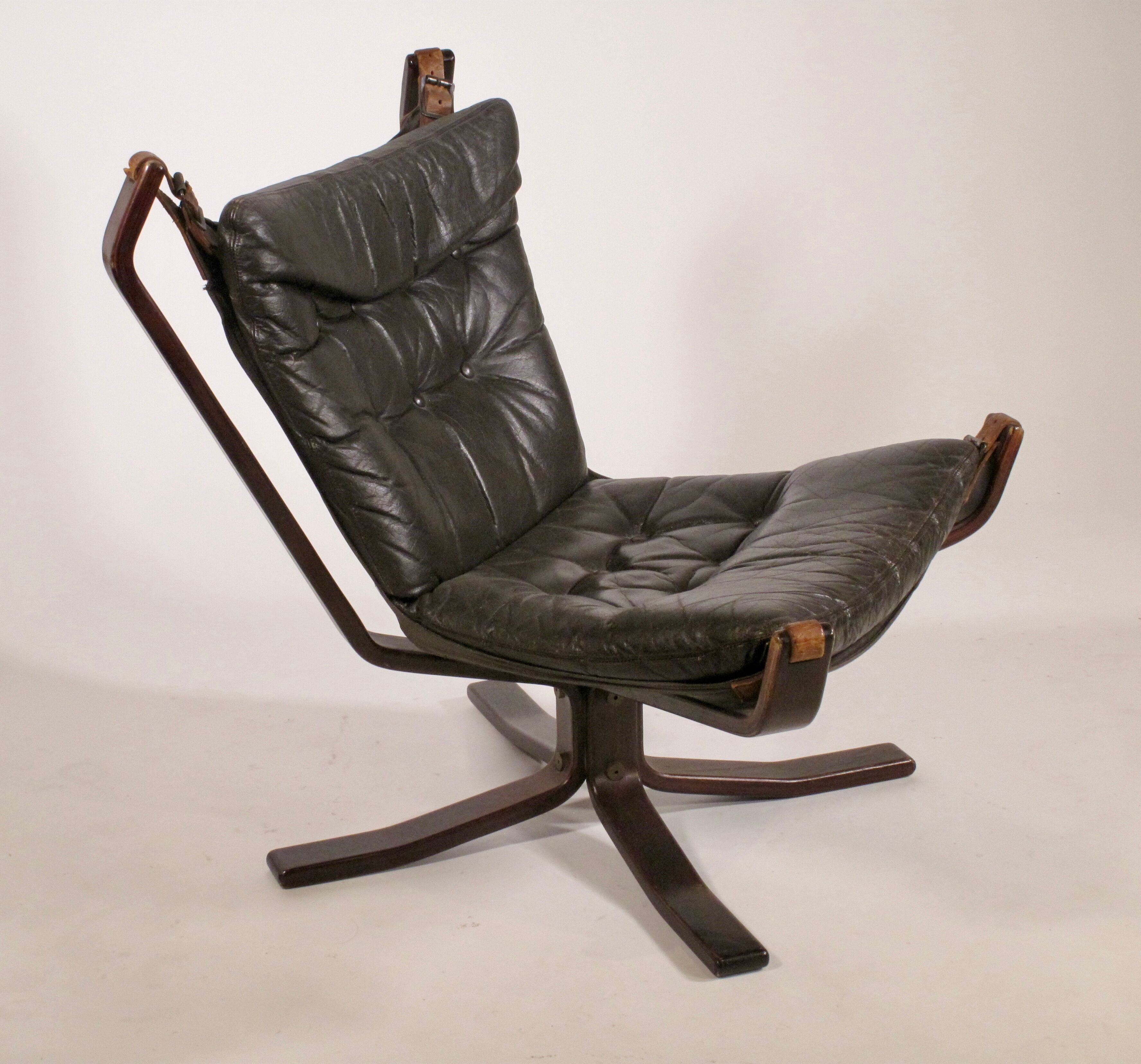Fauteuil "falcon" de Sigurd Ressel, Norvège 1970