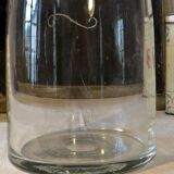 A rare large vintage Norman cider carafe, hand-blown