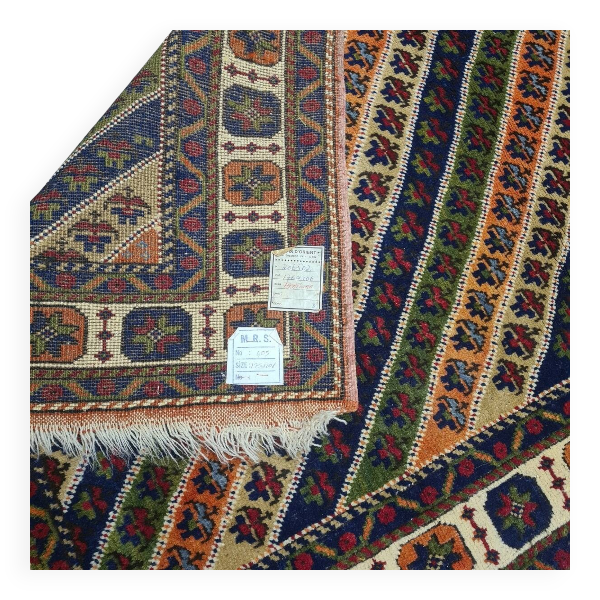 Vintage Handknotted Turkish Taspinar Wool Carpet