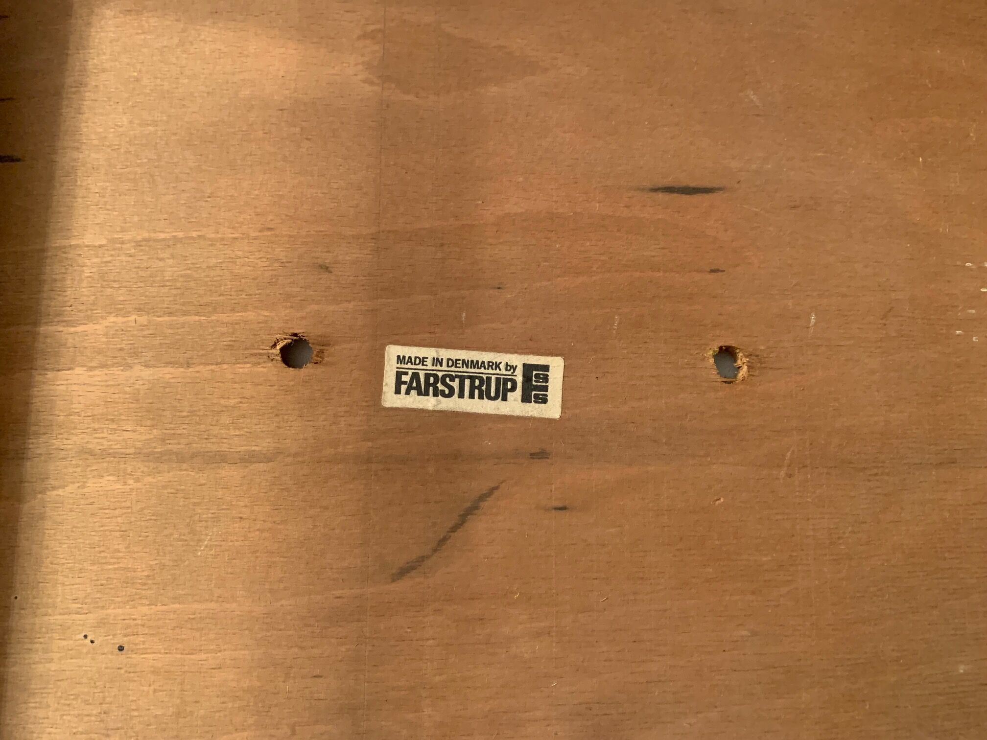 Ensemble de six chaises de style Børge Mogensen Farstrup, Danemark, années 1960.