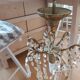Brass chandelier