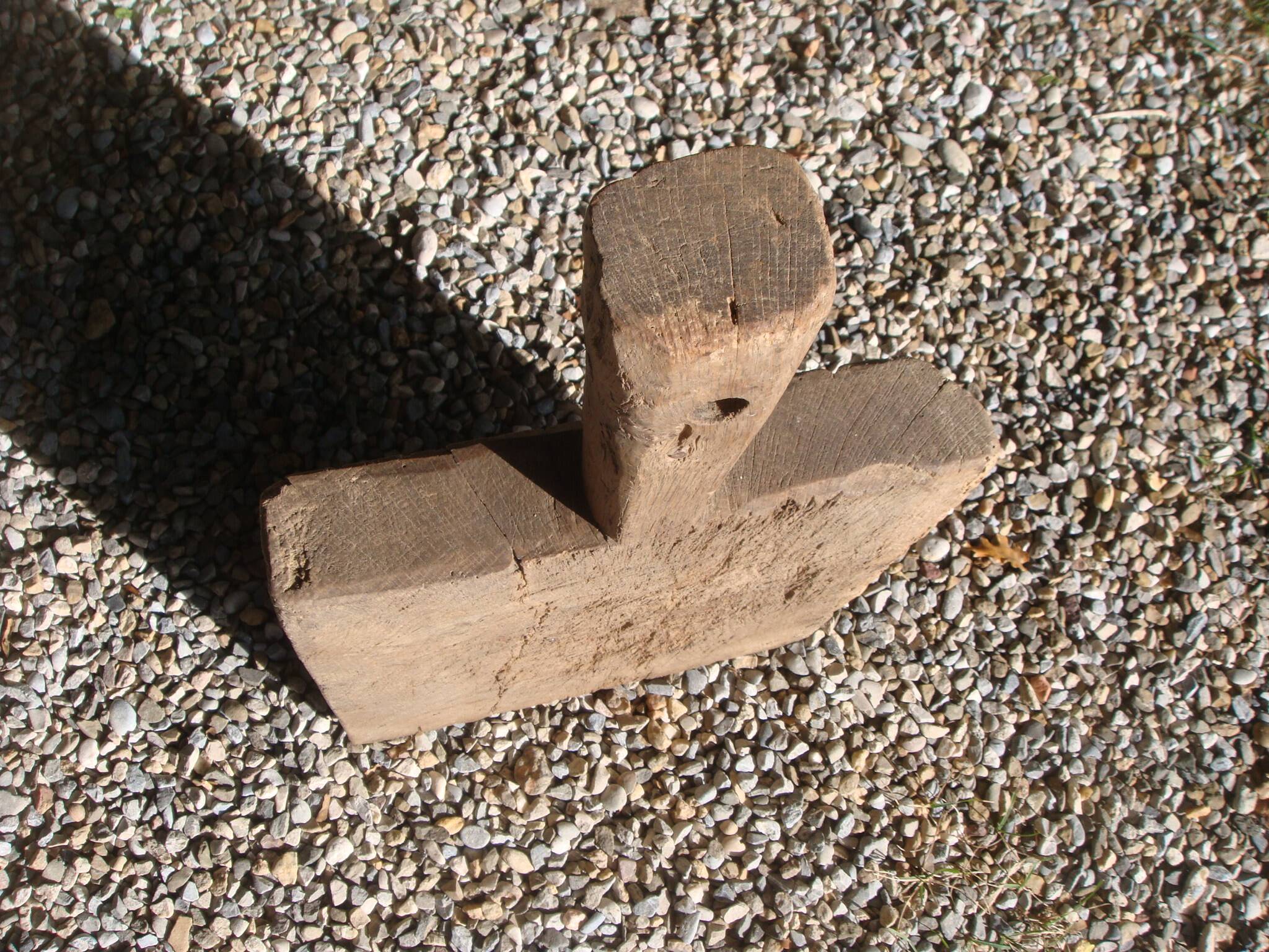 Old large farm log, cutting board