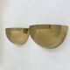 Mid-century pair of brass wall light sconces, 1970s