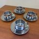 Tasses et sous-tasses sto casalinghi italy en inox 18/10 double paroie