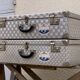 Valises vintage aluminium 1950