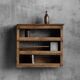 Rustic art populaire wall-mounted shelf, France, 19th century