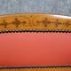Banquette époque Art Nouveau en bois clair et marquéterie vers 1900