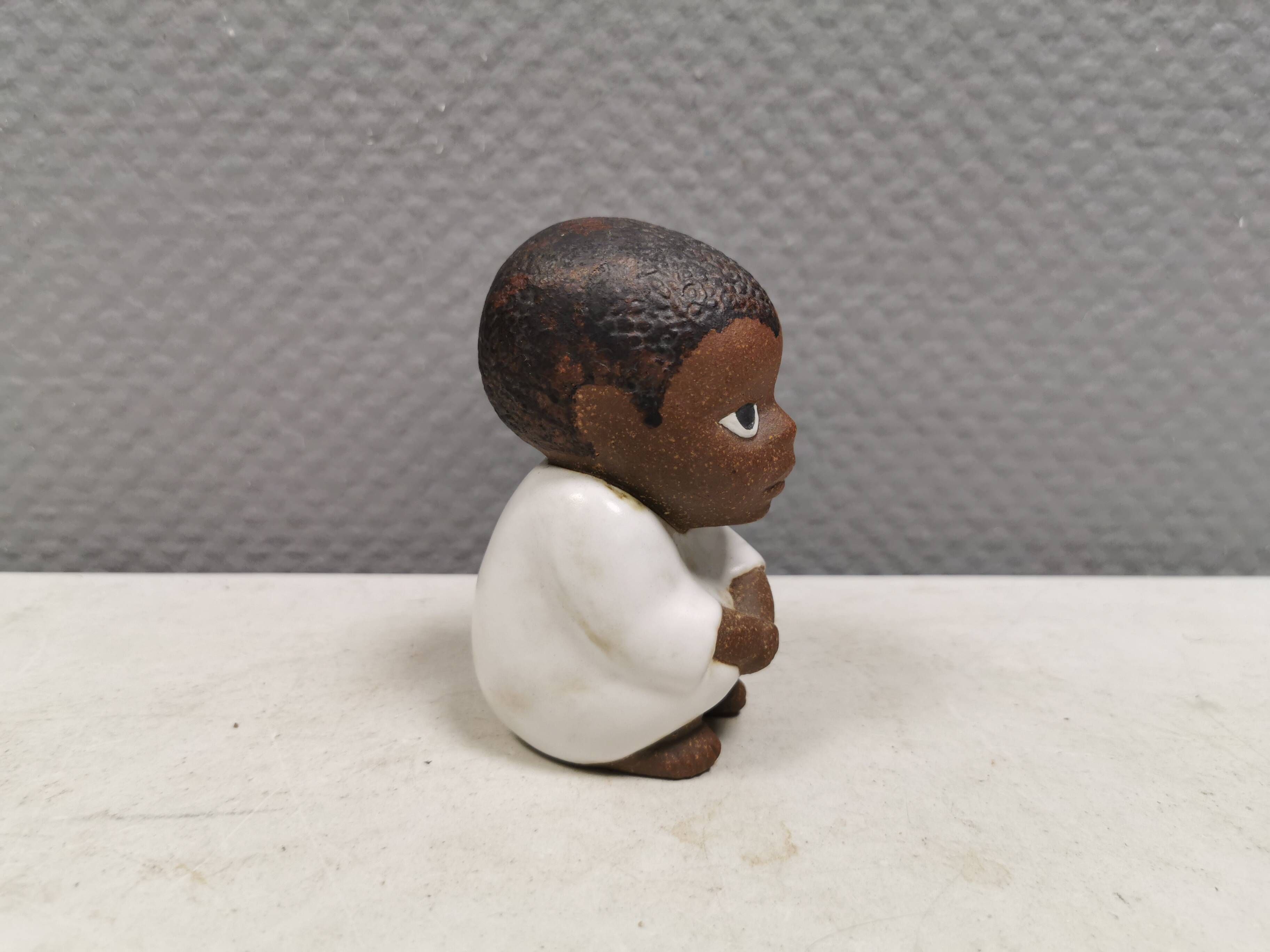 Lisa Larson Ceramic Figure: South, All Children of the World Series (1974)