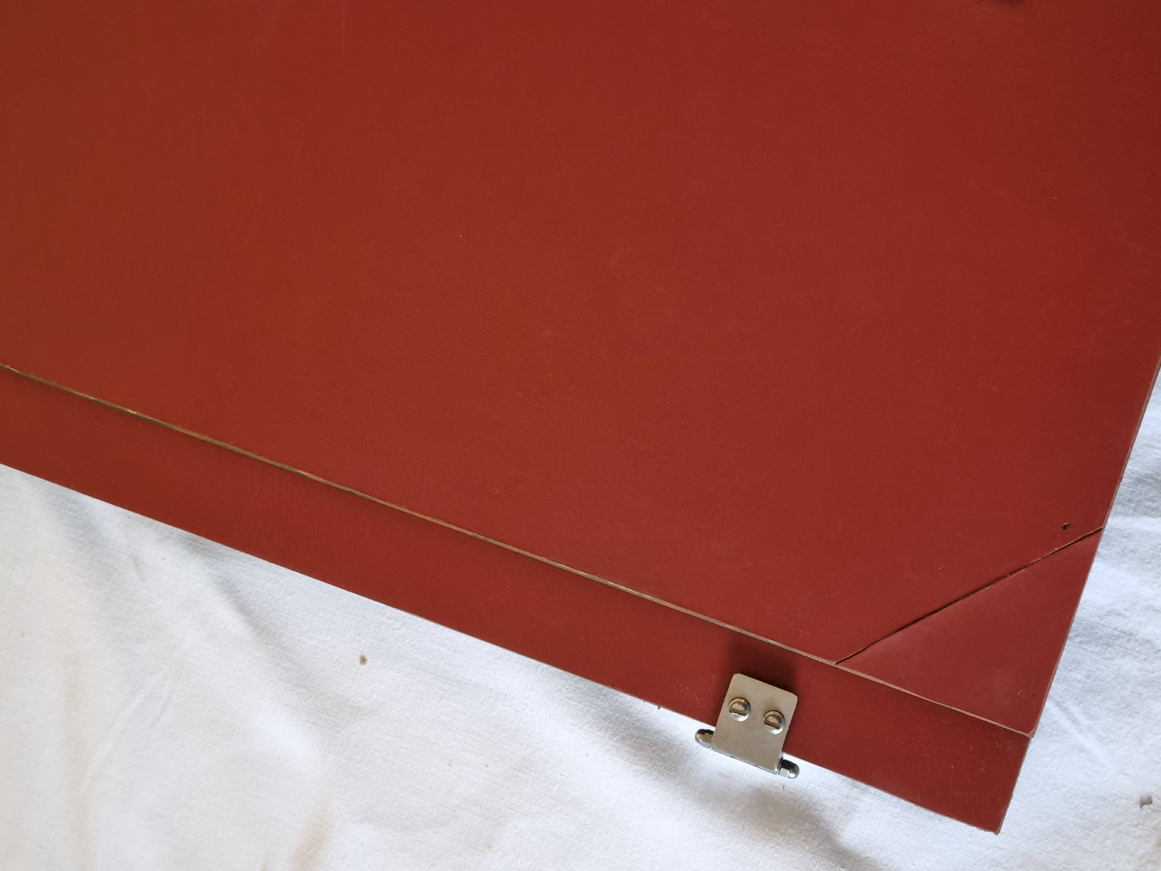 Folding triptych wall mirror, 1960s, 120 x 85 cm