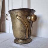 Magnificent and exclusive vintage Art Deco bronze champagne/wine bucket