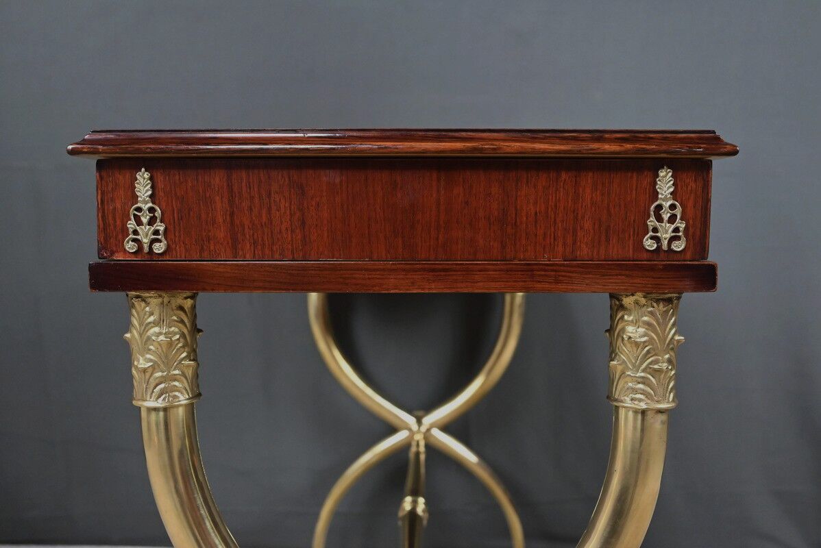 Console en placage d’acajou, style Empire – 1re partie XXe