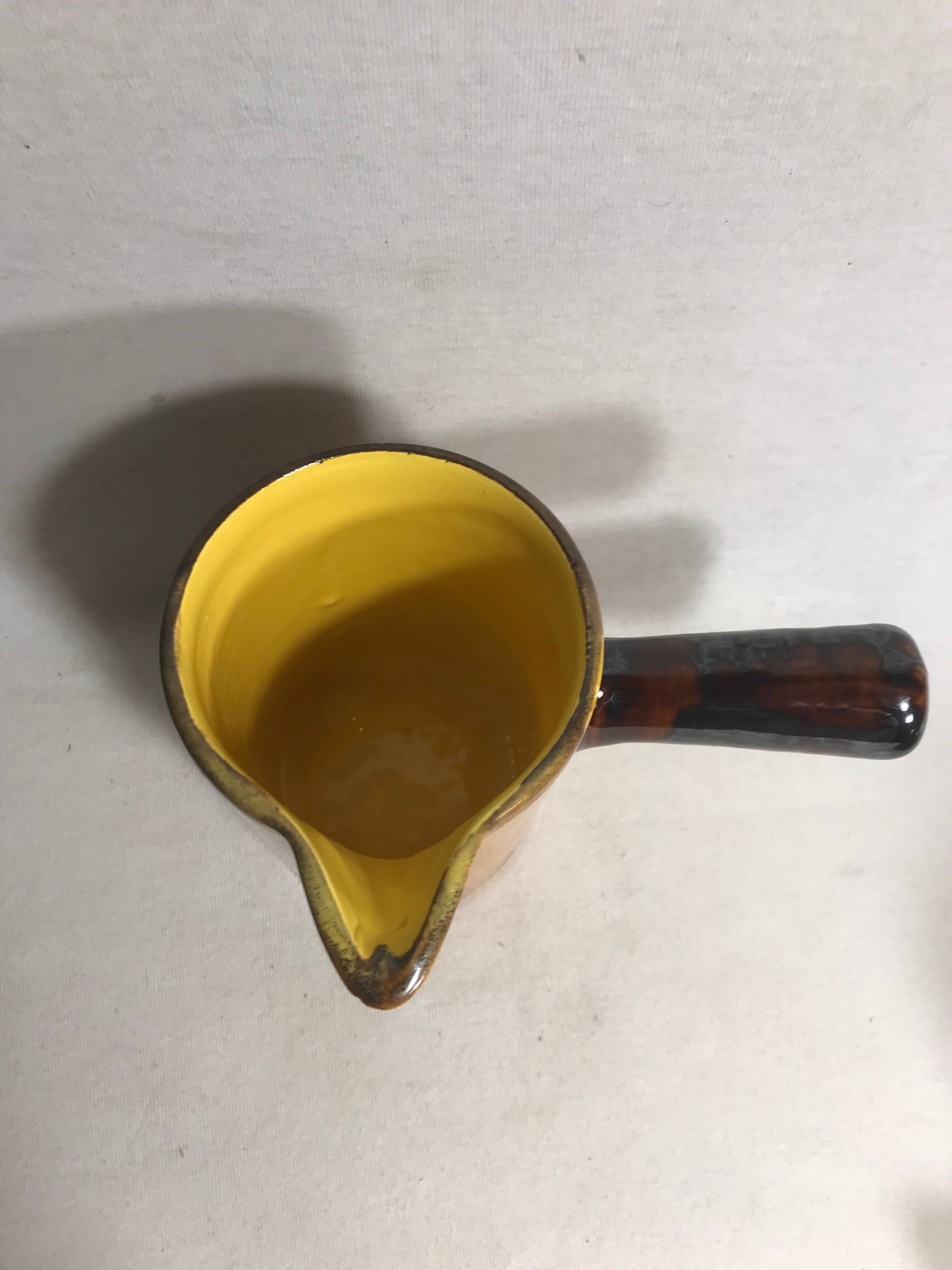 Lot old breakfast Poet laval, jugs, cups + pot sugar vintage