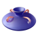 Murano indigo blue blown glass amphora shaped vase 1980