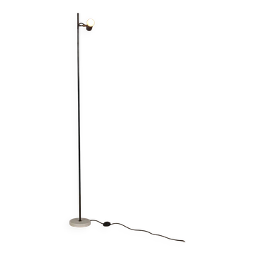 Vintage floor lamp in aluminium and metal, design, Italy, 1960s
