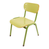 Chaise d'école anis