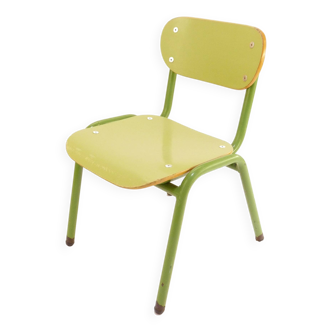 Chaise d'école anis