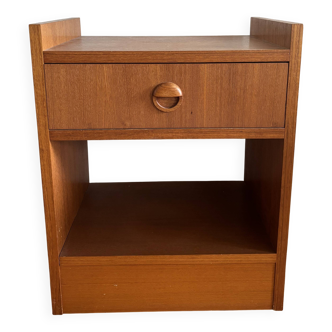 Table de chevet scandinave en teck, 1960