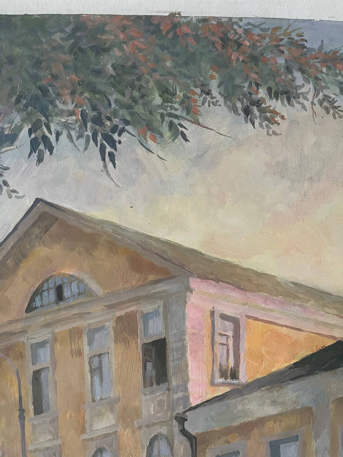 "The Tishashev House – Opochka" signed A. A. Yeremin