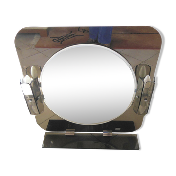 Miroir de marque ISA avec appliques 67x70cm