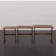 Kai Kristiansen rosewood nesting tables for Vildbjerg Möbelfabrik, Denmark