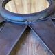 Antique metal sun mirror 70x70cm