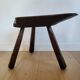 Table d'appoint ou banc en bois massif brut, style brutaliste, 1960
