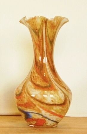 Vintage chamaré glass vase 60s/70s