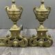 Chenets en bronze style Louis XVI, XIXème siècle