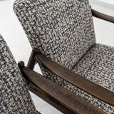 Pair of vintage armchairs GFM-64 by Edmund Homa, GFM, Poland, 1960s