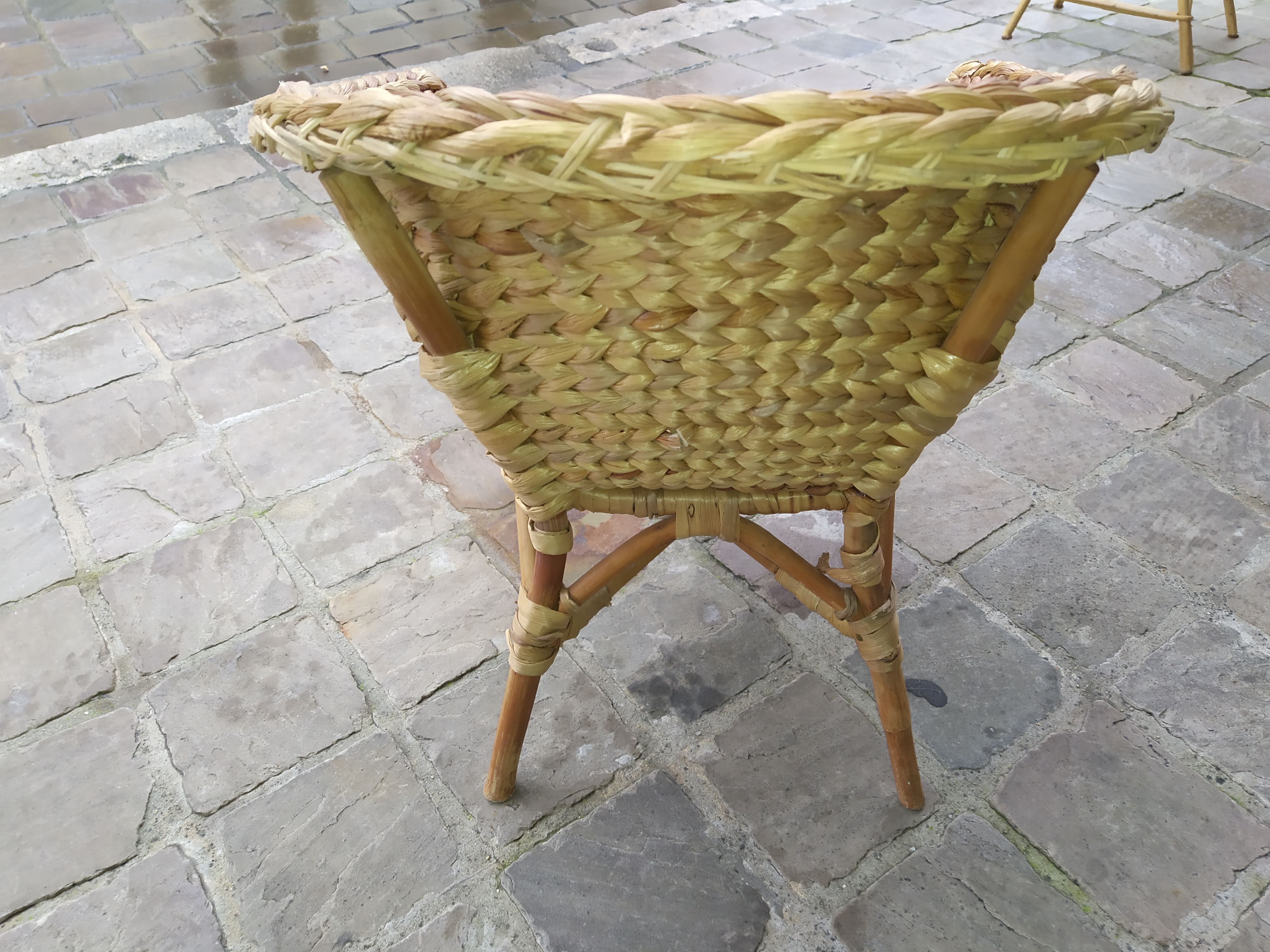 vintage child chair