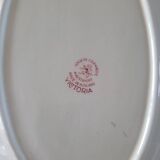 Plat de service ovale Sté Céramique Maestricht modèle Victoria