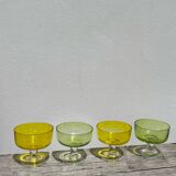 Summer glass dessert bowls