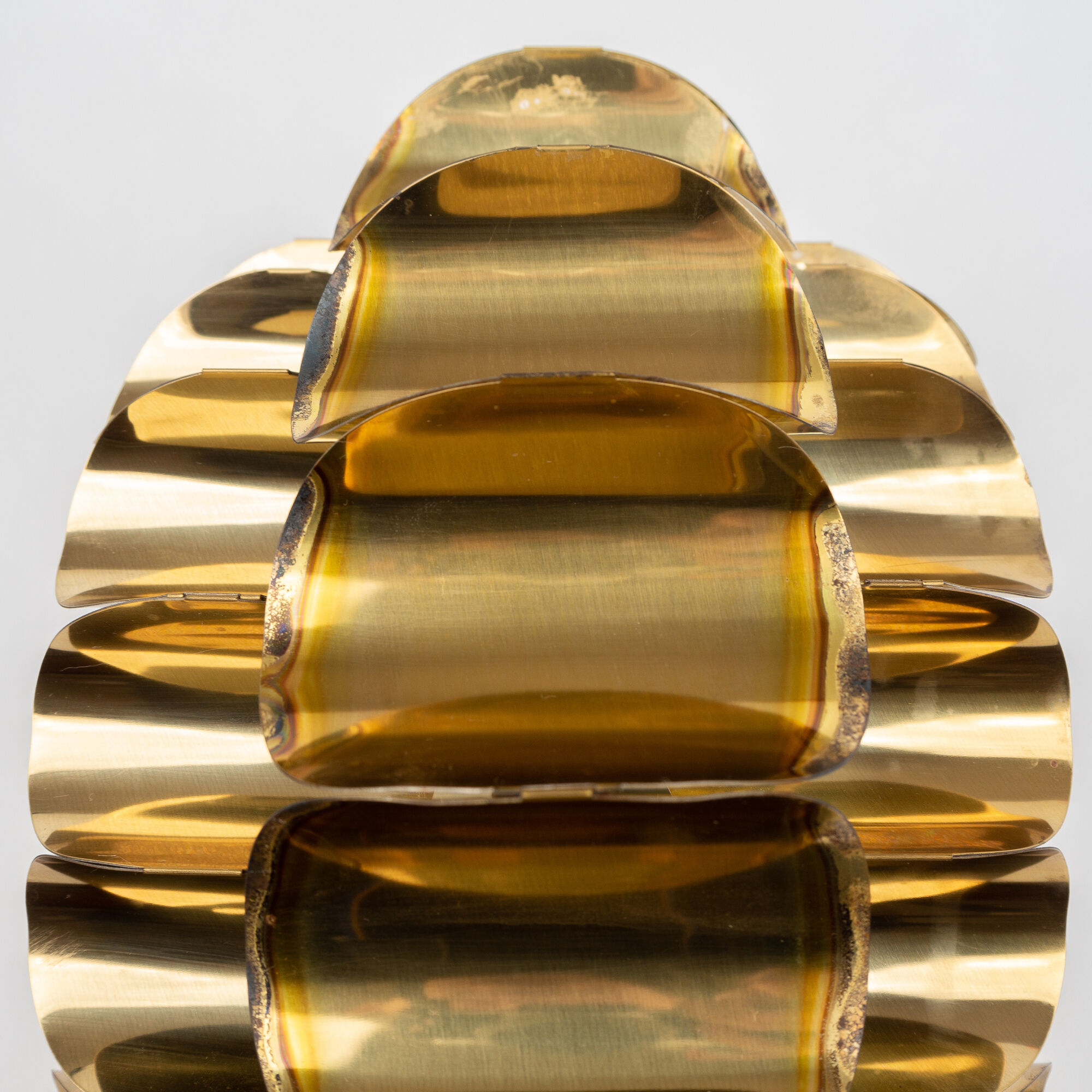 Rare brass pendant lamp by Thorsten Orrling, Hans-Agne Jakobsson, Denmark, 1960s